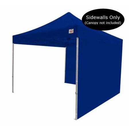 IMPACT CANOPY 10-Foot Canopy Tent Wall Set, 1 Solid Sidewall and 1 Middle Zipper Sidewall Only, Blue 033000003